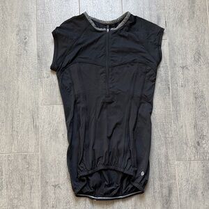 lululemon athletica Black Performance Jersey Cycling